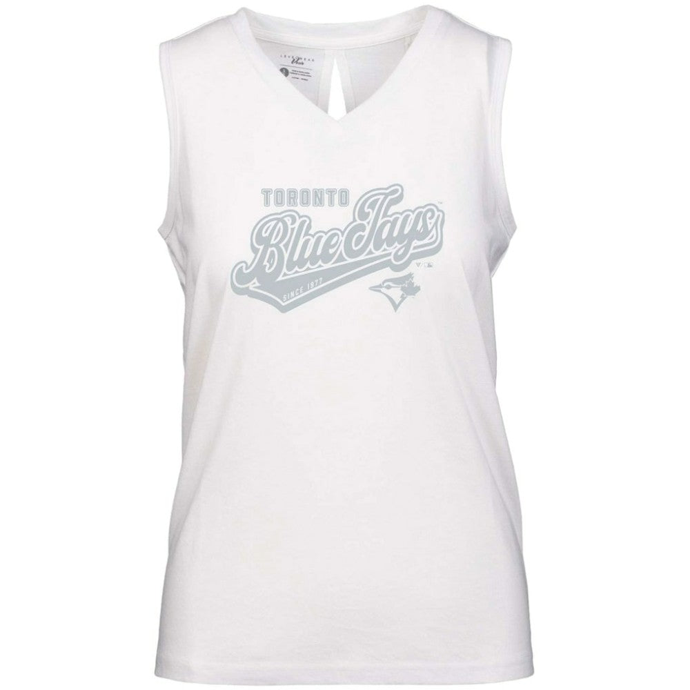 Toronto Blue Jays Levelwear Women's  Paisley Sweep V-Neck Tank Top Online