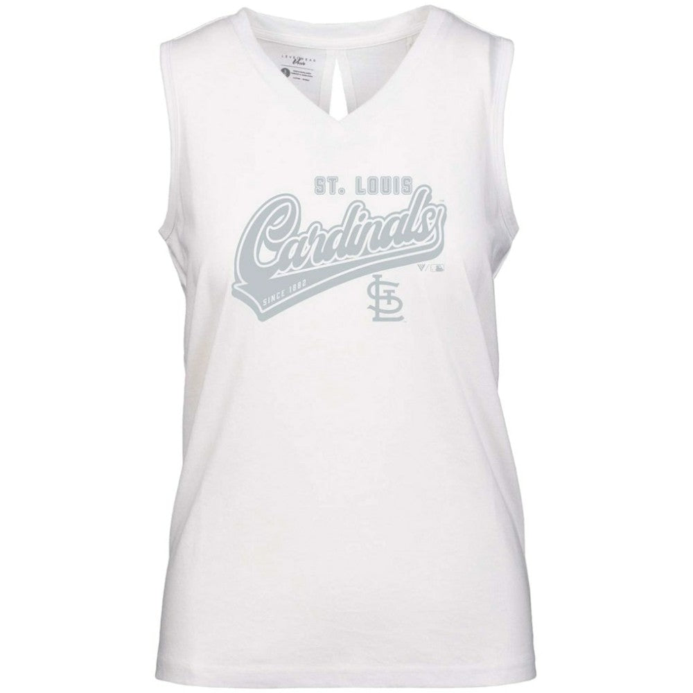 St. Louis Cardinals Levelwear Women's  Paisley Sweep V-Neck Tank Top Online