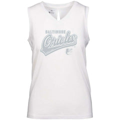 Baltimore Orioles Levelwear Women's  Paisley Sweep V-Neck Tank Top Lifestyle