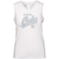 Chicago Cubs Levelwear Women's  Paisley Sweep V-Neck Tank Top Near Me