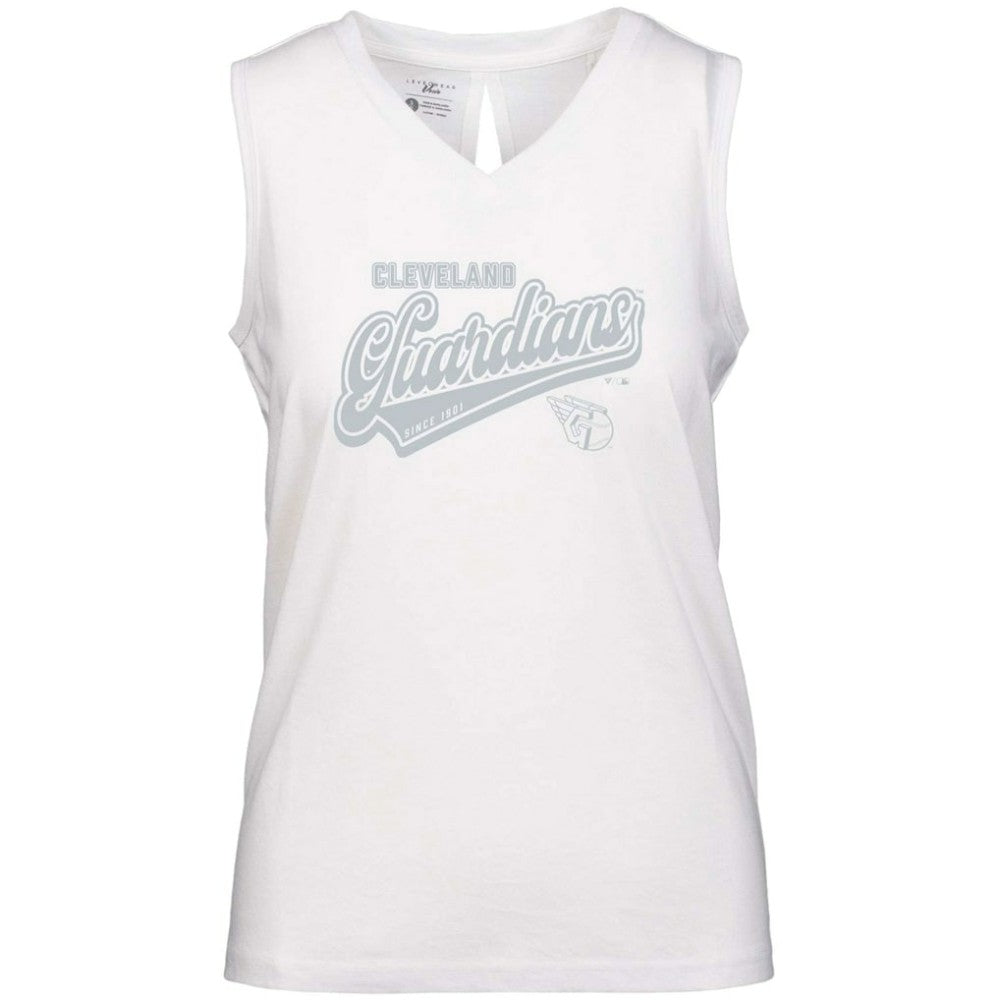Cleveland Guardians Levelwear Women's  Paisley Sweep V-Neck Tank Top Near Me