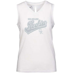 Colorado Rockies Levelwear Women's  Paisley Sweep V-Neck Tank Top Lifestyle
