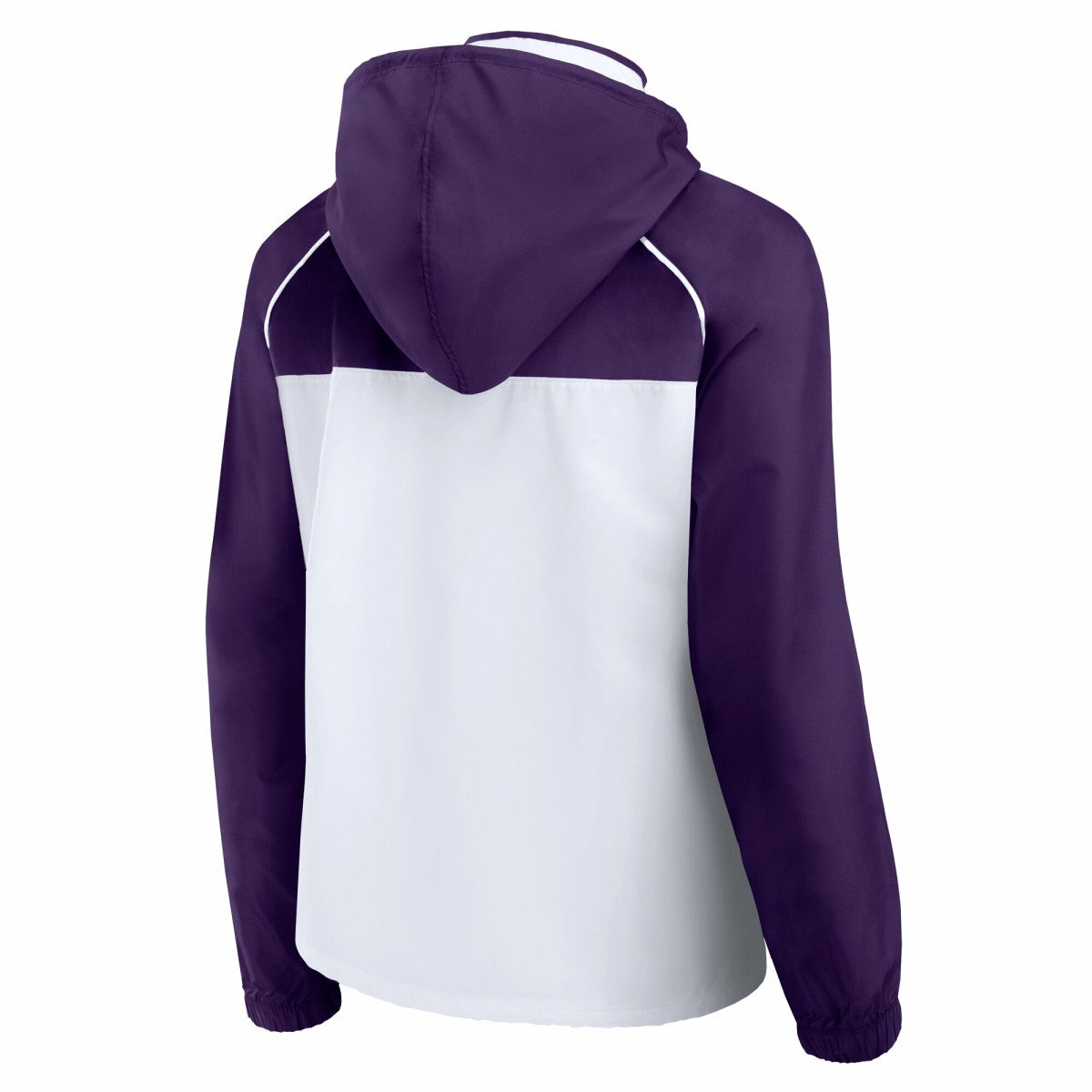 Fanatics - Phoenix Suns Women's Anorak Raglan Full-Zip Hoodie Jacket - White/Purple