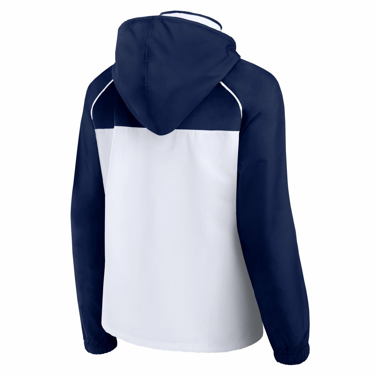 Fanatics - Minnesota Timberwolves Women's Anorak Raglan Full-Zip Hoodie Jacket - White/Navy