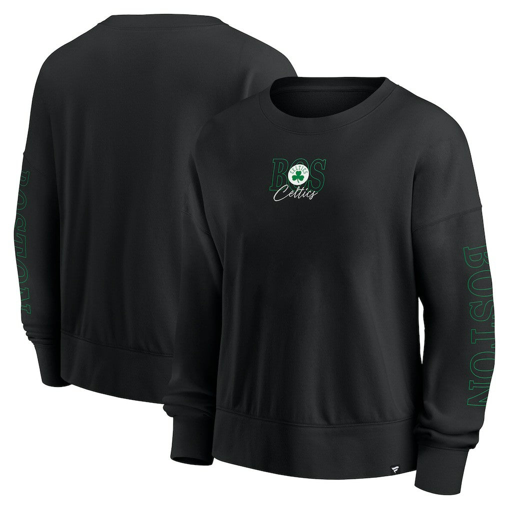 Fanatics - Boston Celtics Women's Oversized Game Day Pullover Sweatshirt - Black