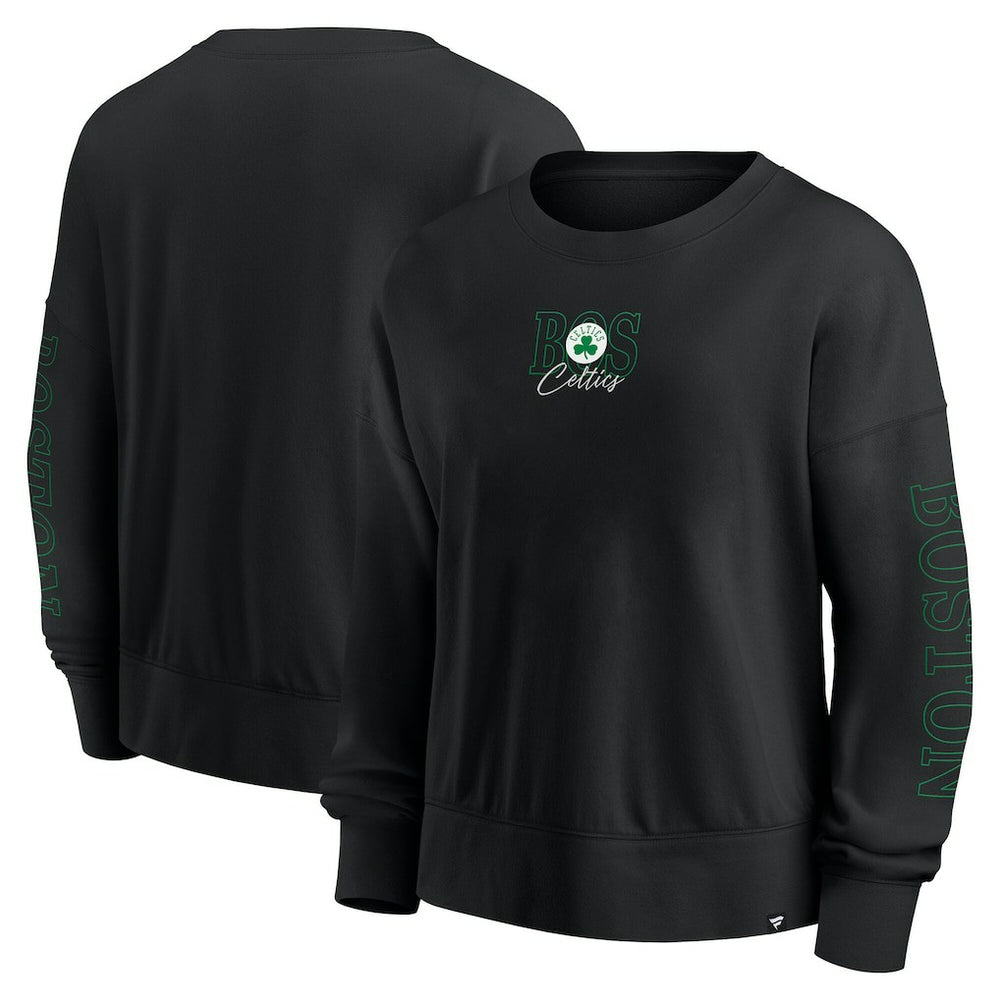 Fanatics - Boston Celtics Women's Oversized Game Day Pullover Sweatshirt - Black