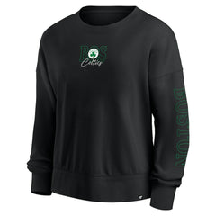 Fanatics - Boston Celtics Women's Oversized Game Day Pullover Sweatshirt - Black