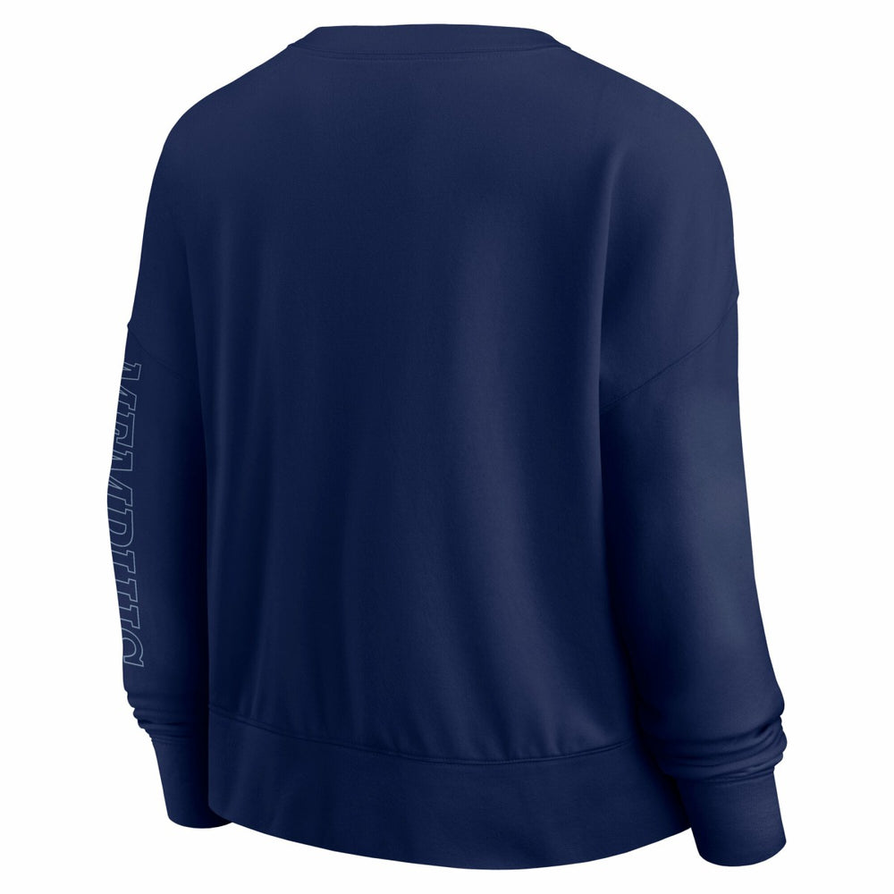 Fanatics - Memphis Grizzlies Women's Oversized Game Day Pullover Sweatshirt - Navy