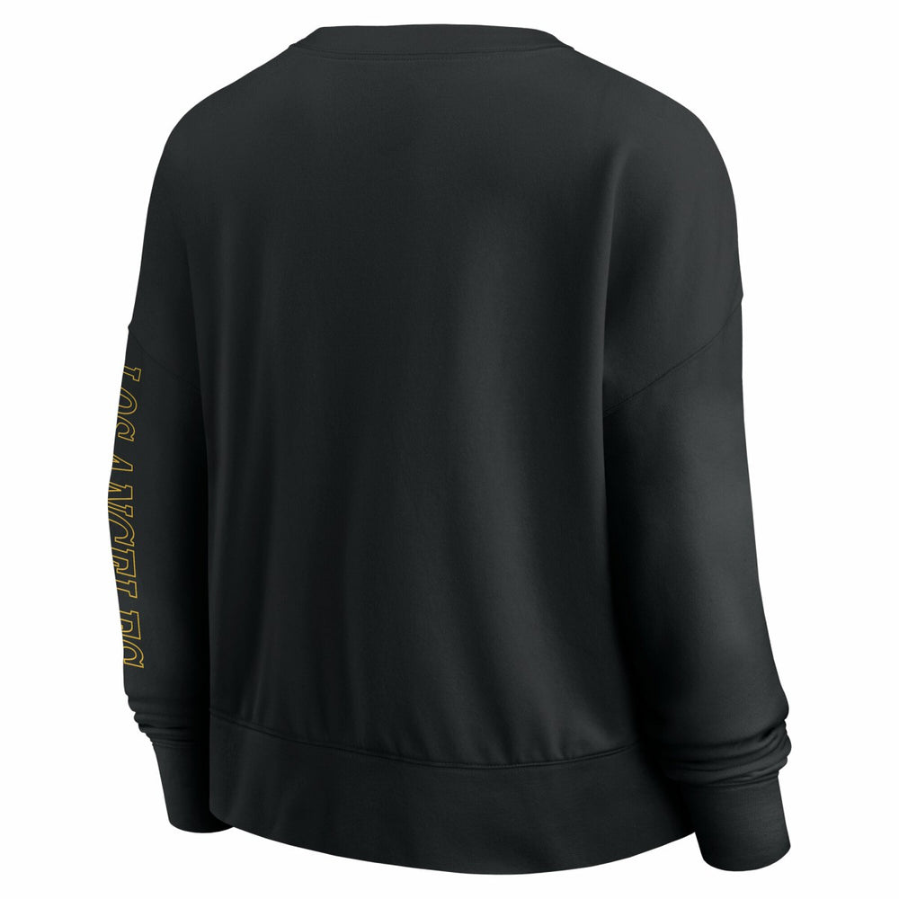 Fanatics - Los Angeles Lakers Women's Oversized Game Day Pullover Sweatshirt - Black