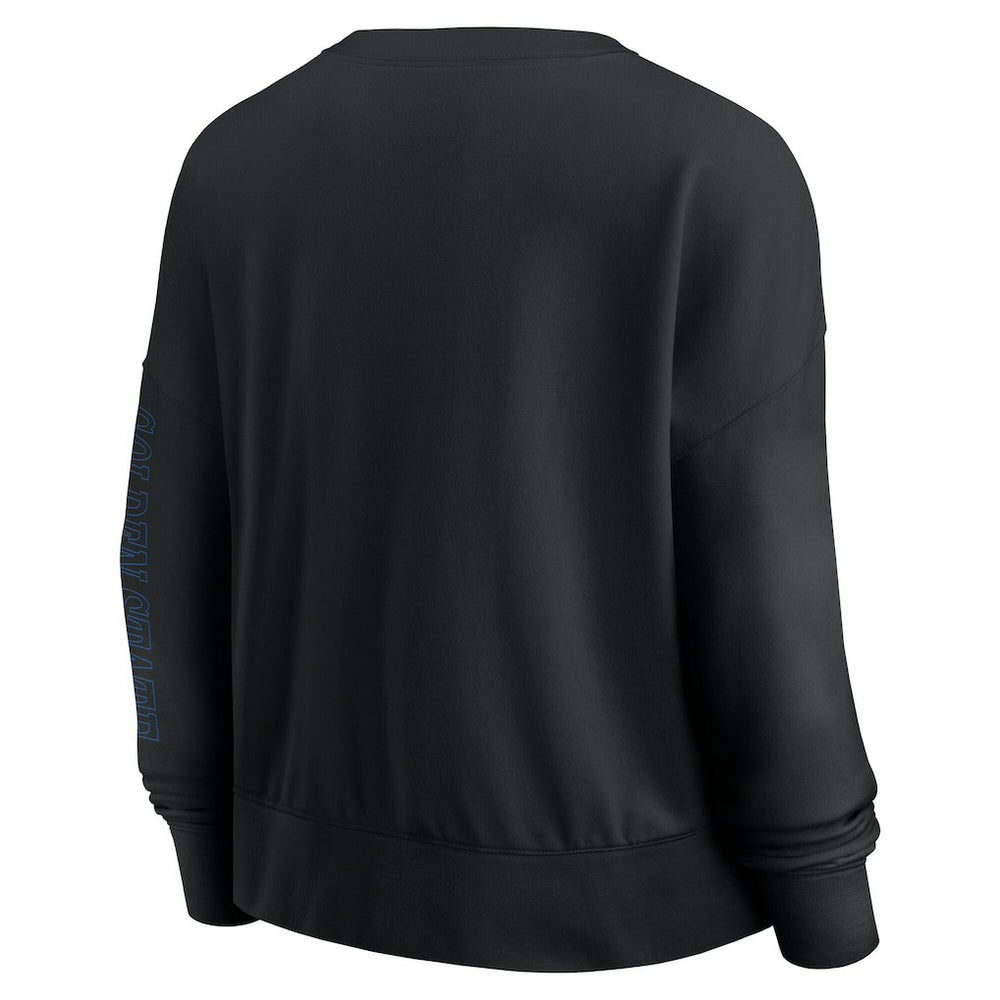 Fanatics - Golden State Warriors Women's Oversized Game Day Pullover Sweatshirt - Black