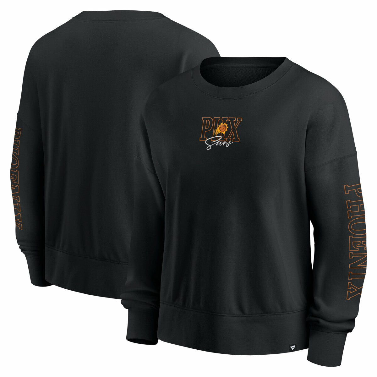Fanatics - Phoenix Suns Women's Oversized Game Day Pullover Sweatshirt - Black
