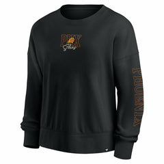 Fanatics - Phoenix Suns Women's Oversized Game Day Pullover Sweatshirt - Black