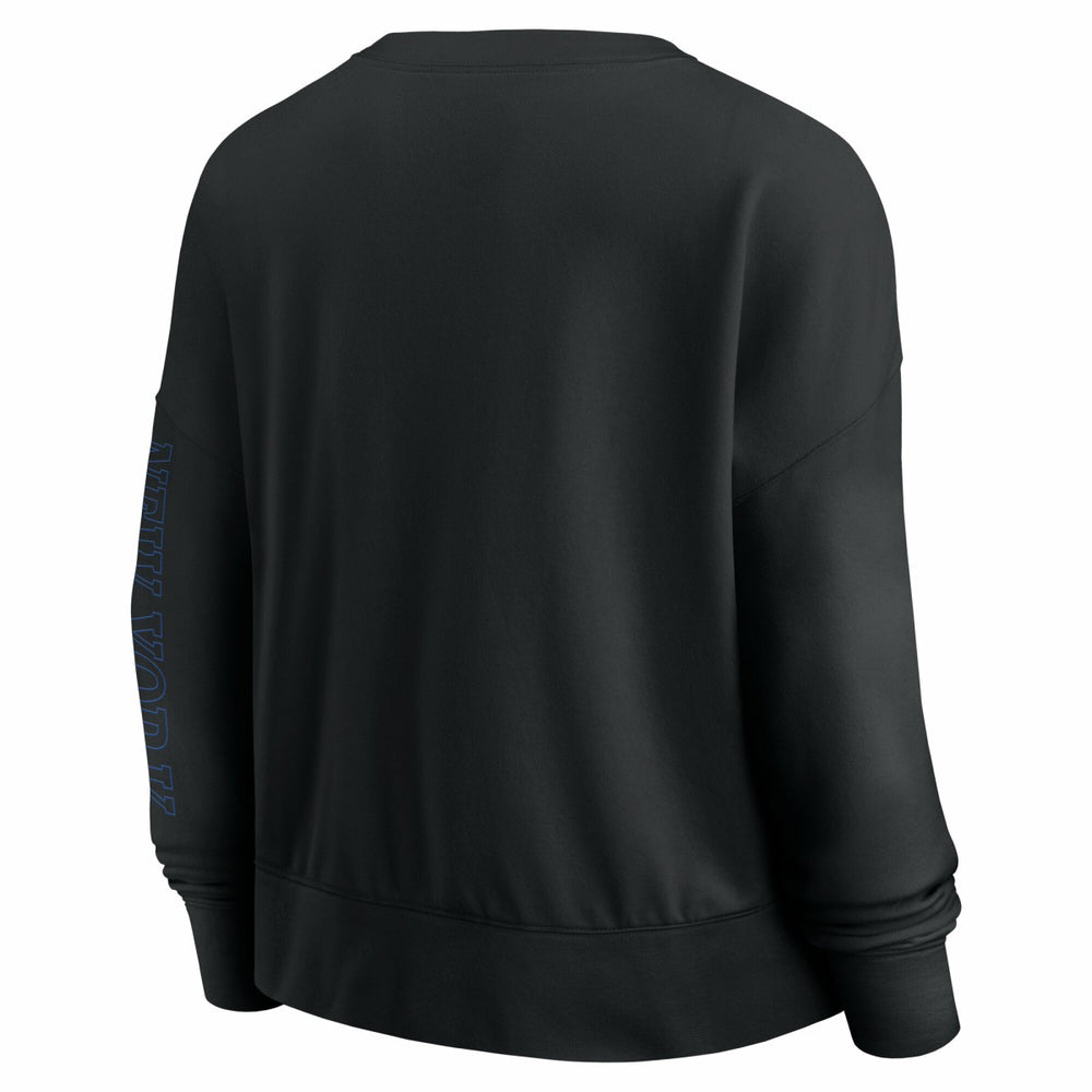 Fanatics - New York Knicks Women's Oversized Game Day Pullover Sweatshirt - Black