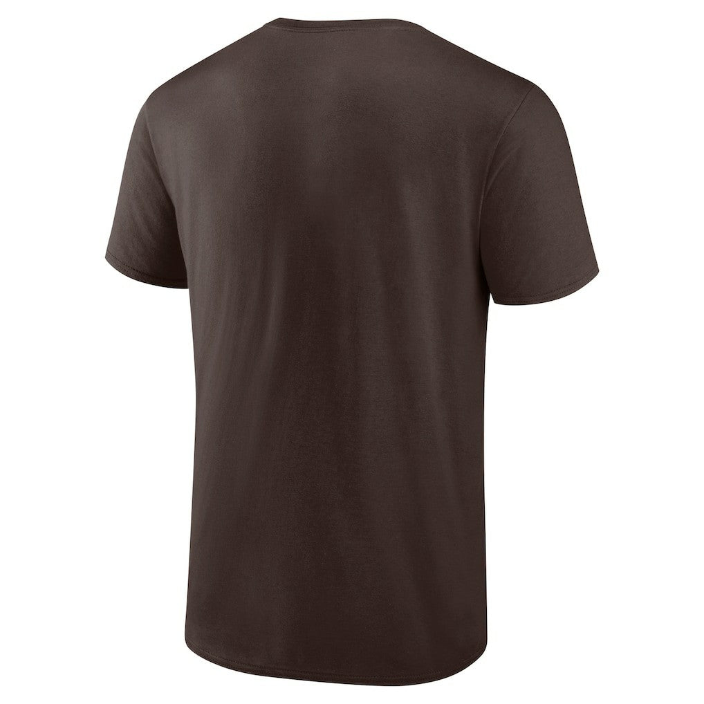 Cleveland Browns Coordinate T-Shirt Brown - Fanatics
