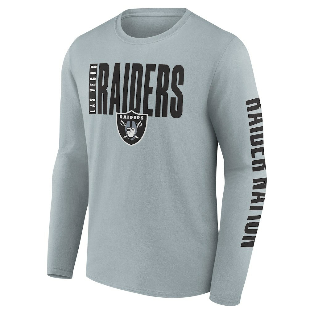 Las Vegas Raiders Vision Long Sleeve T-Shirt Gray - Fanatics