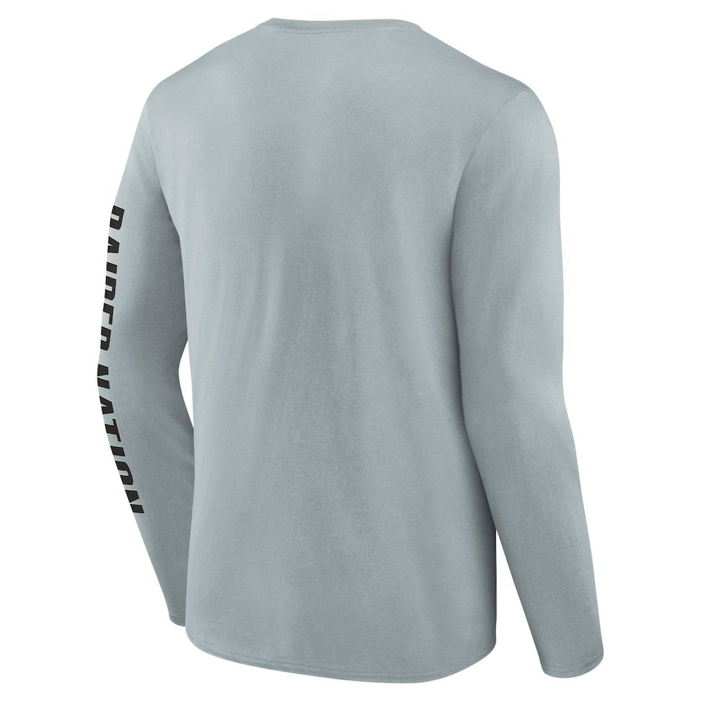 Las Vegas Raiders Vision Long Sleeve T-Shirt Gray - Fanatics