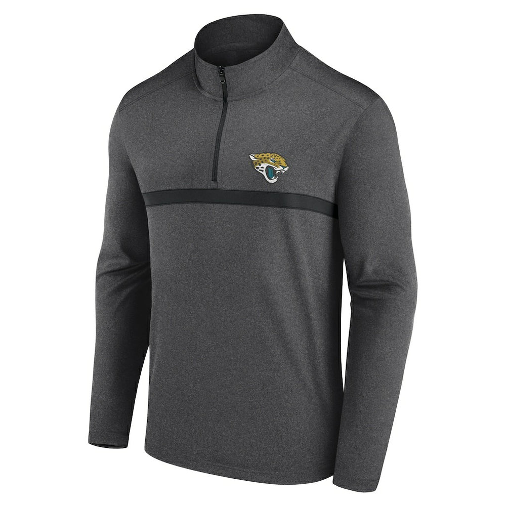 Jacksonville Jaguars Head-to-Head Quarter-Zip Pullover Charcoal - Fanatics