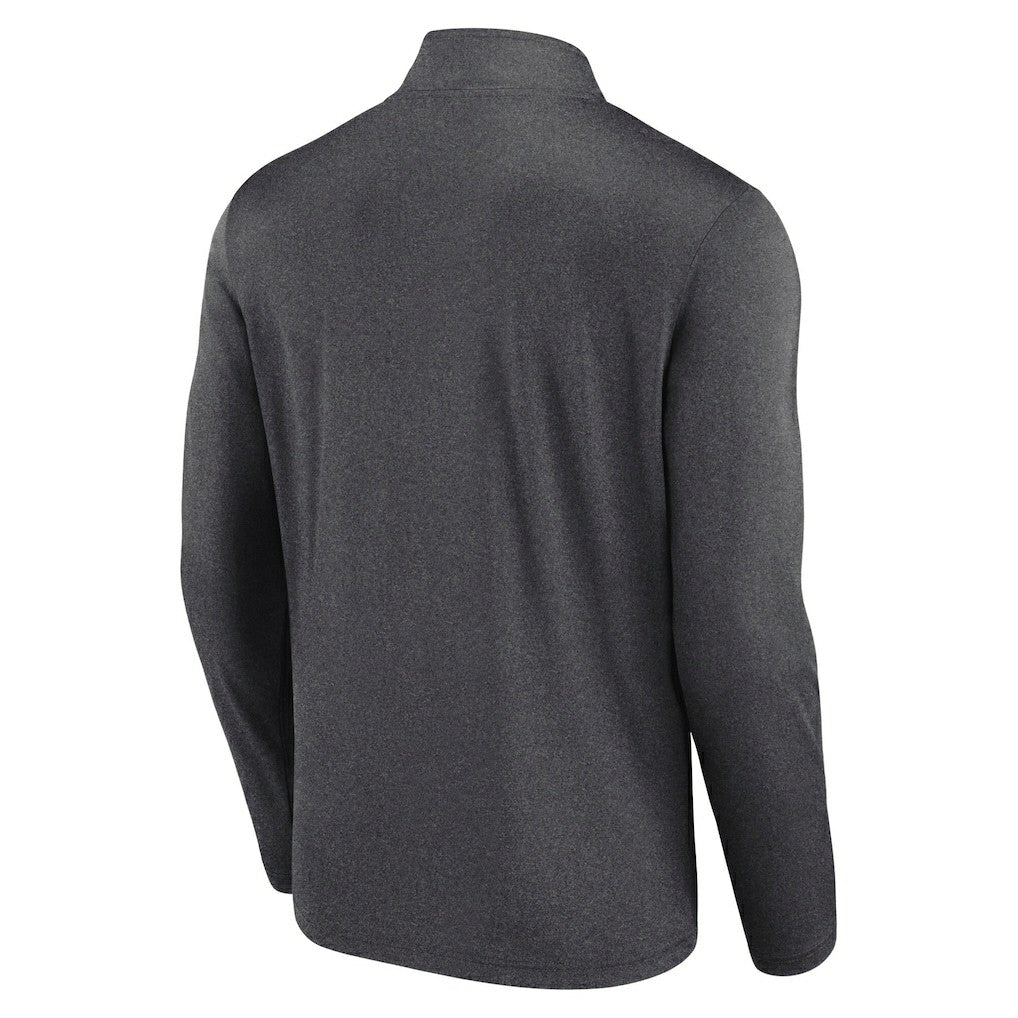 Las Vegas Raiders Head-to-Head Quarter-Zip Pullover Charcoal - Fanatics