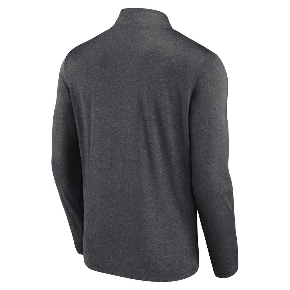 Las Vegas Raiders Head-to-Head Quarter-Zip Pullover Charcoal - Fanatics