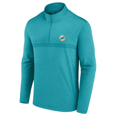 Miami Dolphins Head-to-Head Quarter-Zip Pullover Aqua - Fanatics