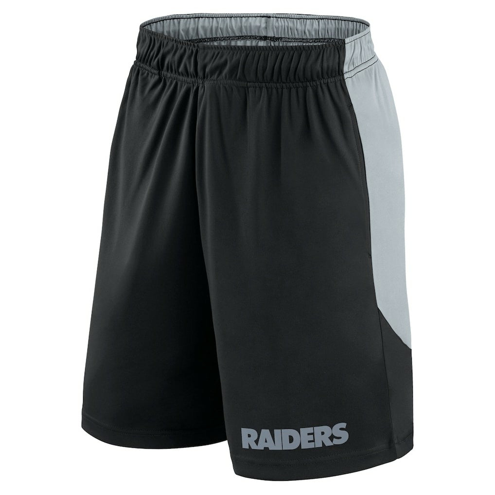 Las Vegas Raiders Launch Shorts Black/Silver - Fanatics