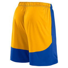 Los Angeles Rams Launch Shorts Royal/Gold - Fanatics