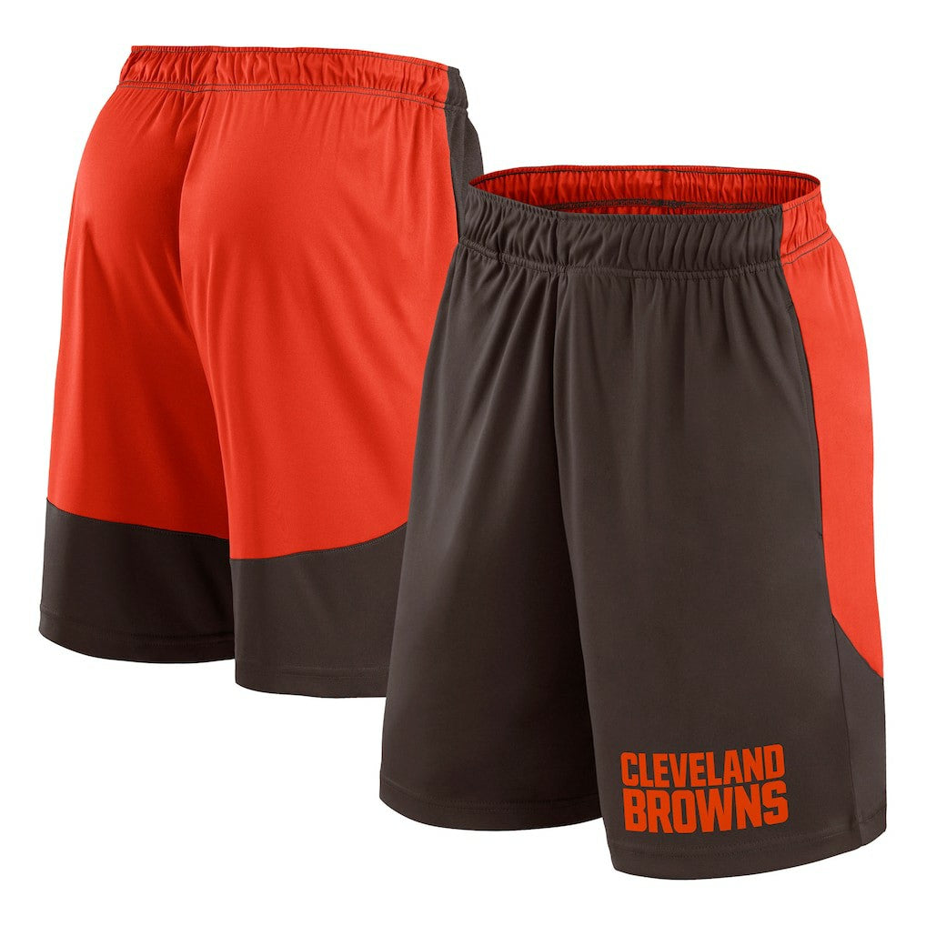Cleveland Browns Launch Shorts Brown/Red - Fanatics