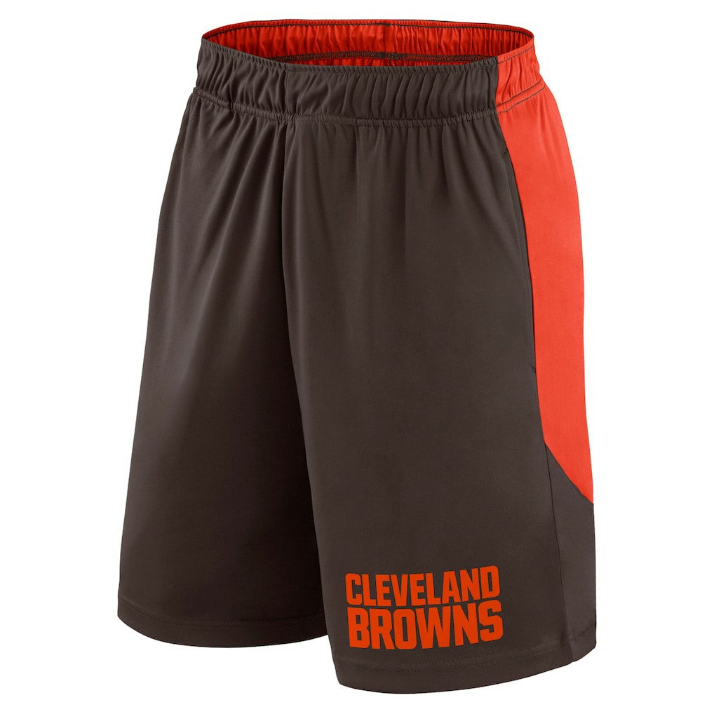 Cleveland Browns Launch Shorts Brown/Red - Fanatics
