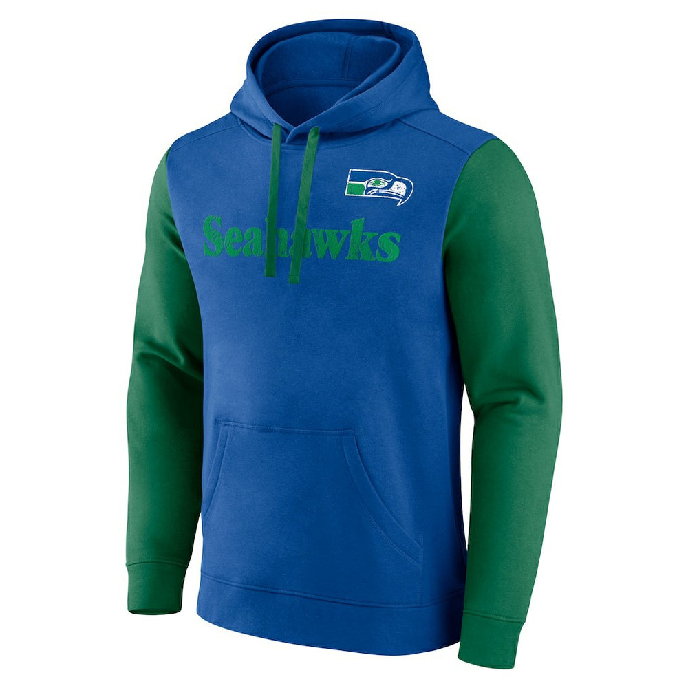 Seattle Seahawks Fleece Pullover Hoodie Royal - Fanatics