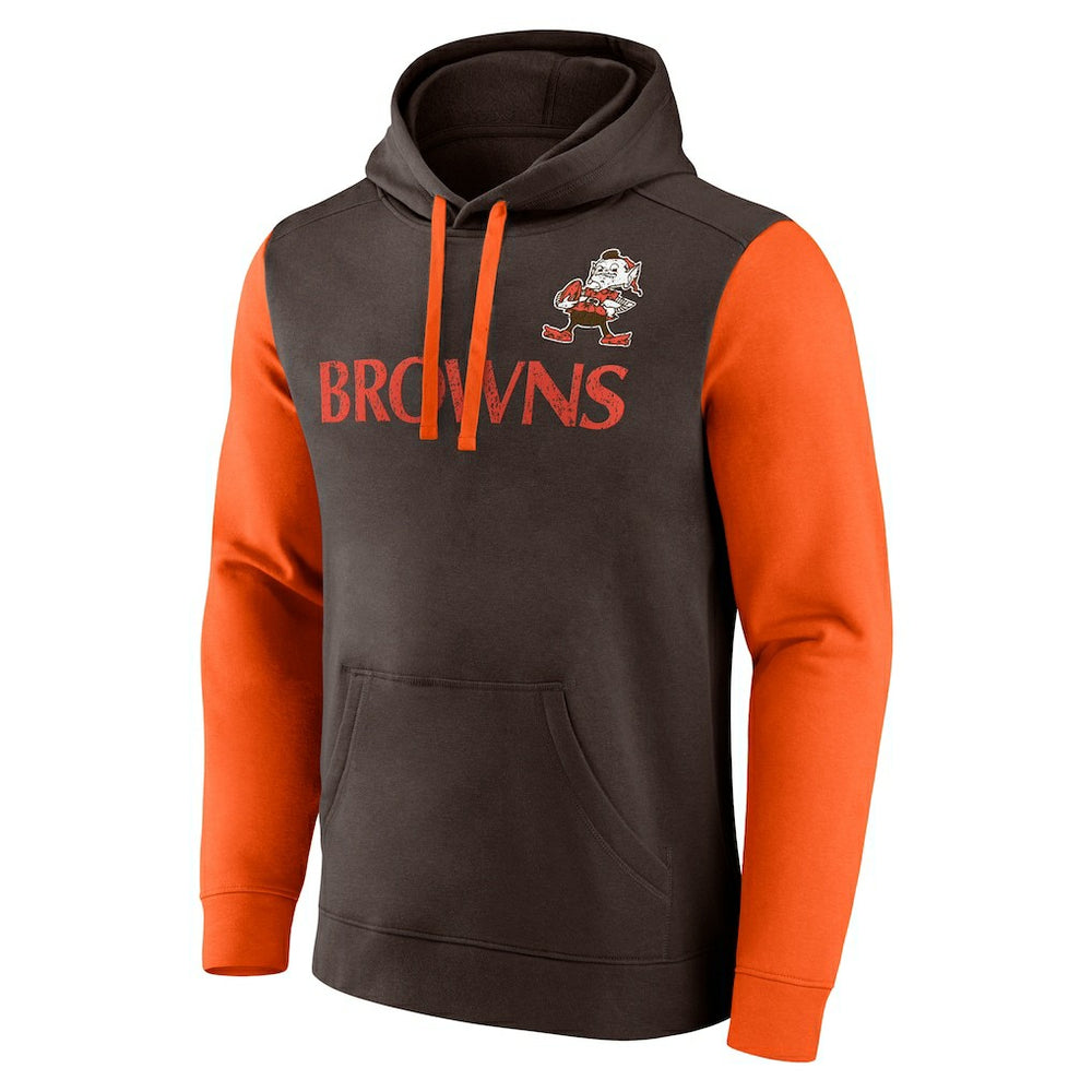 Cleveland Browns Fleece Pullover Hoodie Brown - Fanatics