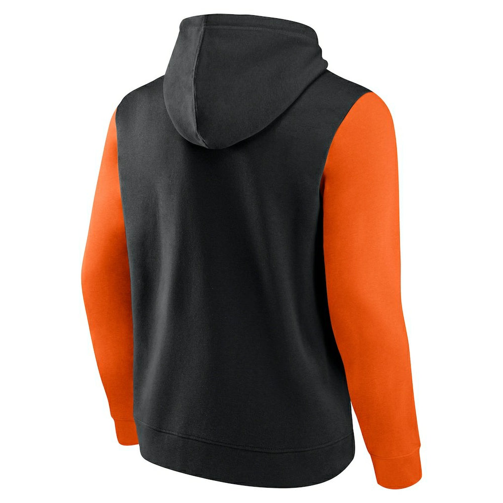 Cincinnati Bengals Outline Pullover Hoodie Black/Orange - Fanatics
