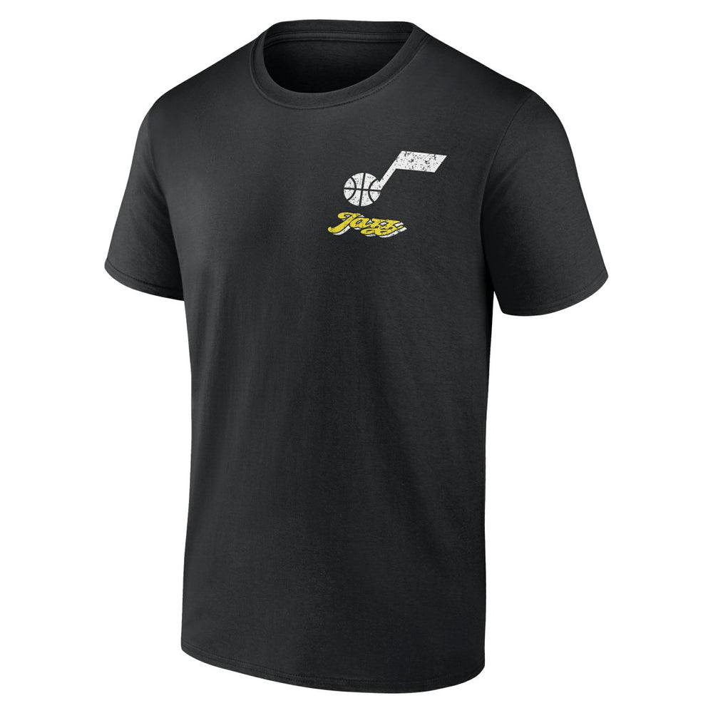 NBA - Utah Jazz Logo Athletic Never Over T-Shirt - Black