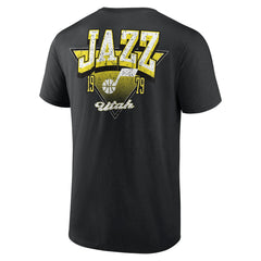 NBA - Utah Jazz Logo Athletic Never Over T-Shirt - Black