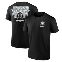 NBA - Brooklyn Nets Logo Athletic Never Over T-Shirt - Black
