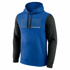 NBA - Orlando Magic Logo Athletic Outline Colorblock Pullover Hoodie - Blue