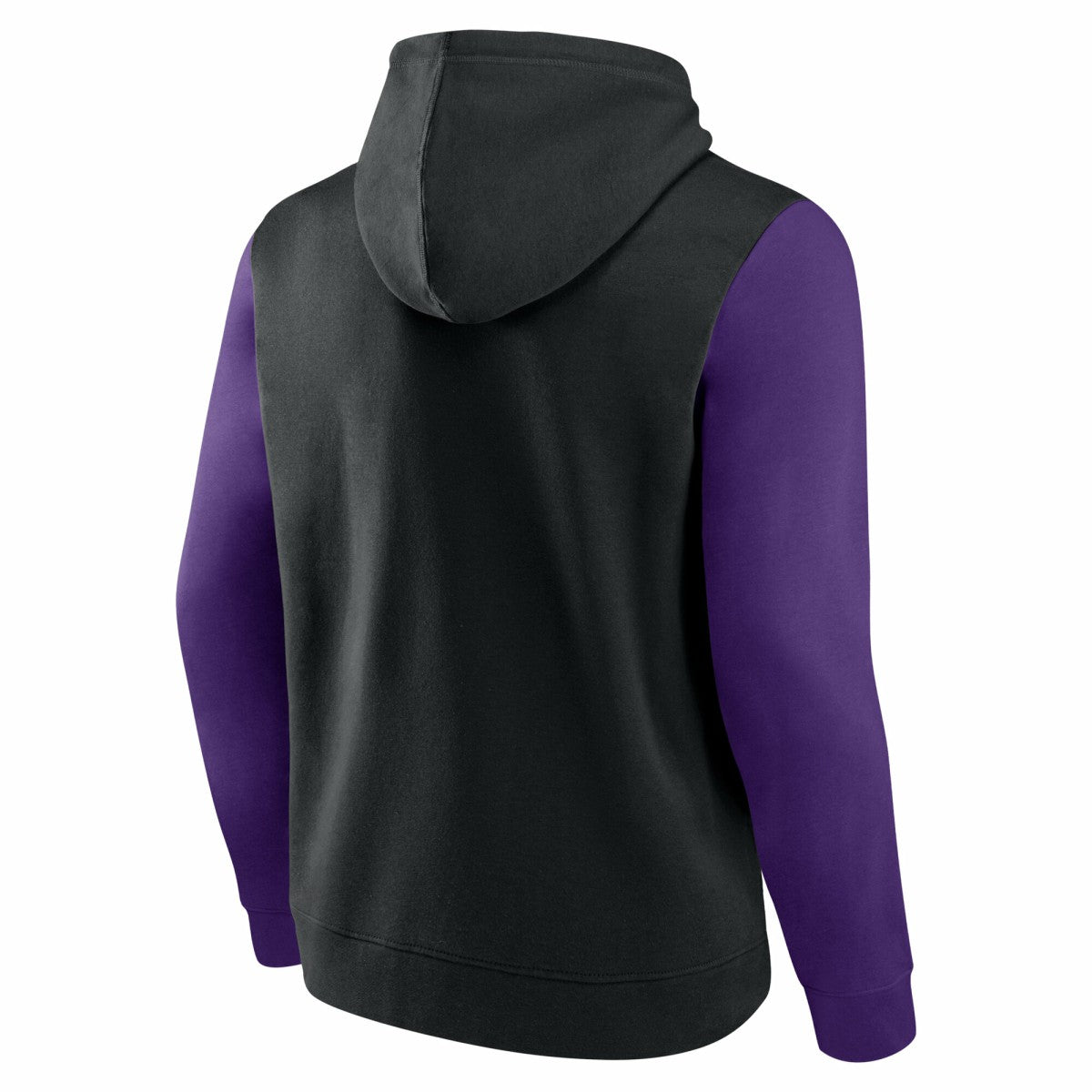 NBA - Sacramento Kings Logo Athletic Outline Colorblock Pullover Hoodie - Black