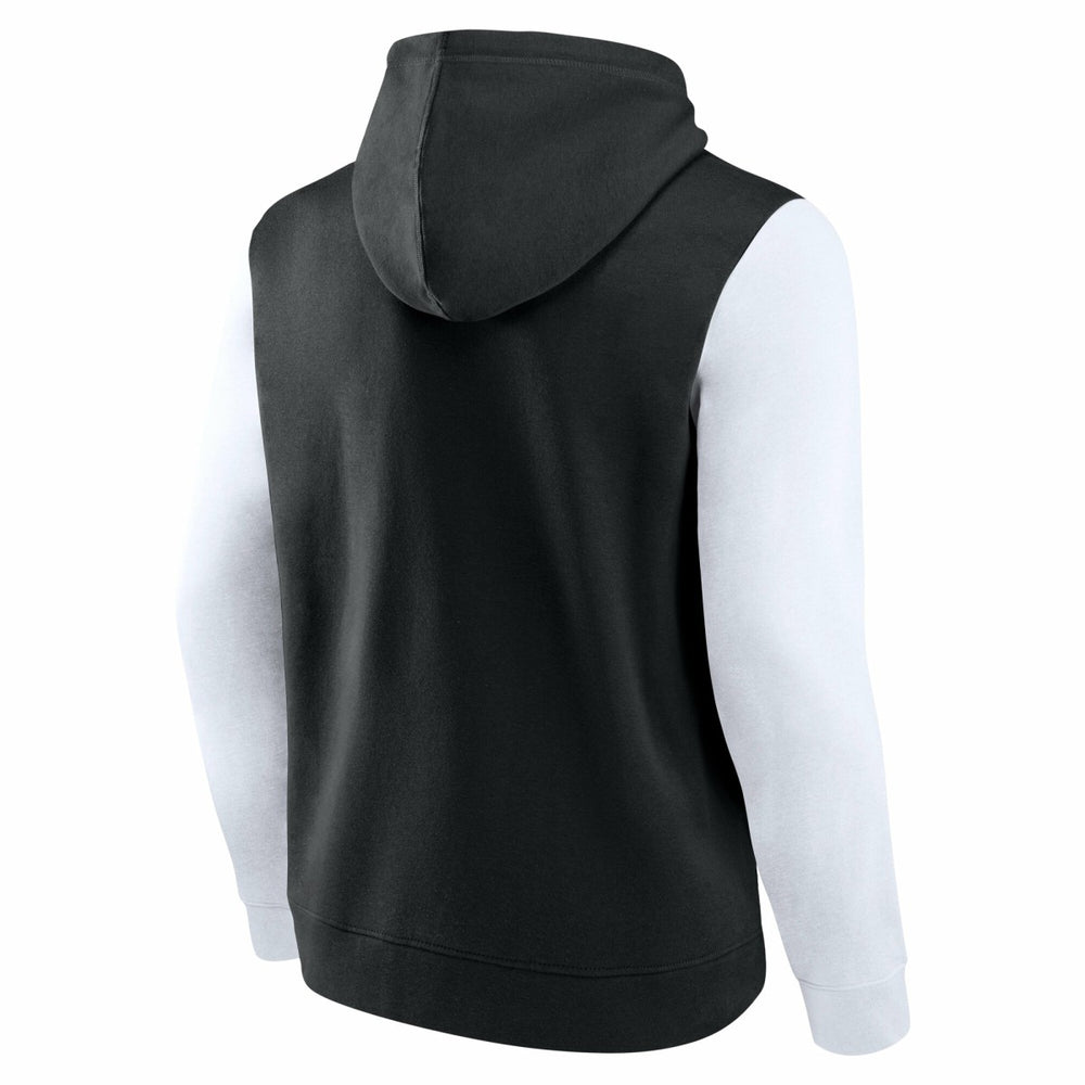 NBA - Utah Jazz Logo Athletic Outline Colorblock Pullover Hoodie - Black