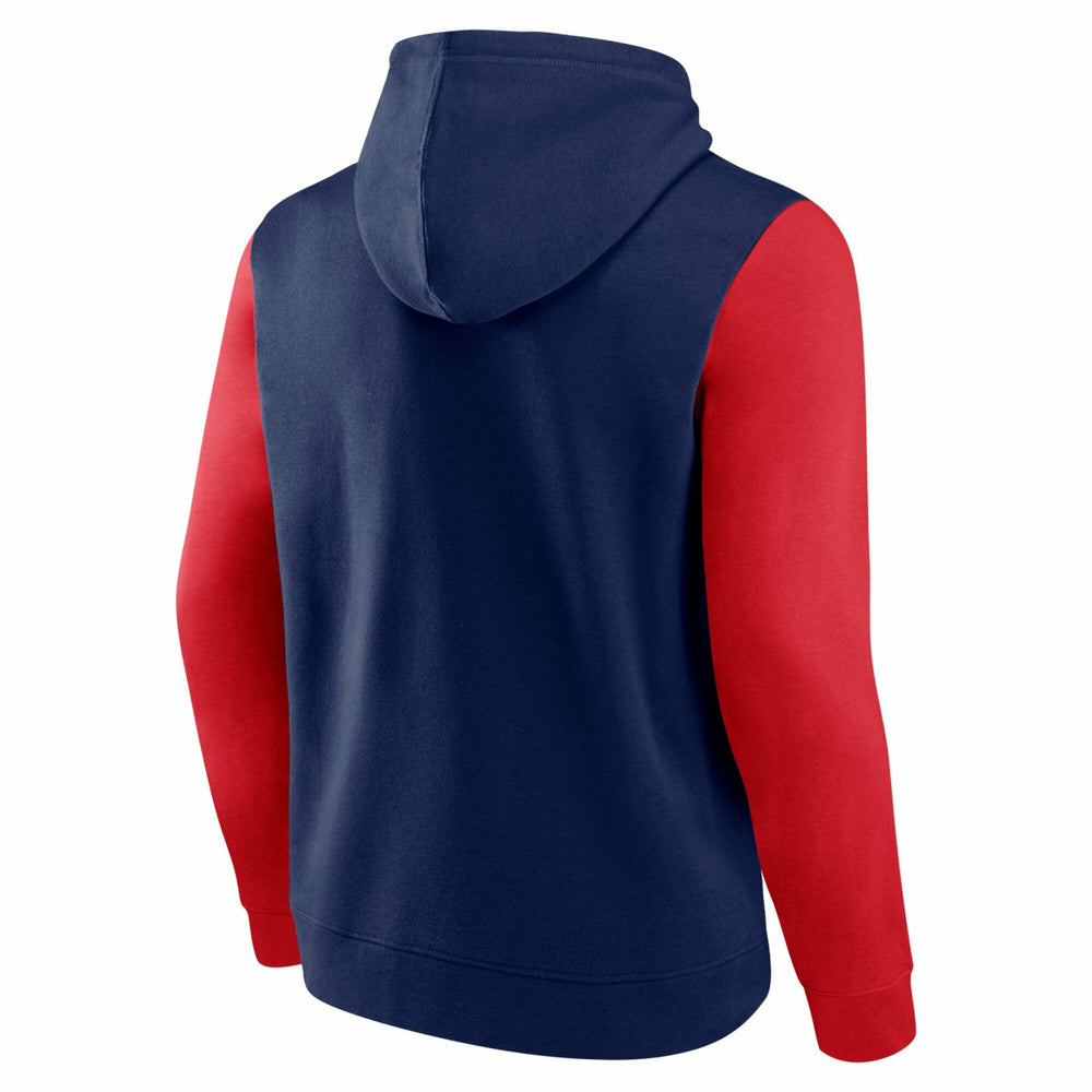 NBA - Washington Wizards Logo Athletic Outline Colorblock Pullover Hoodie - Navy