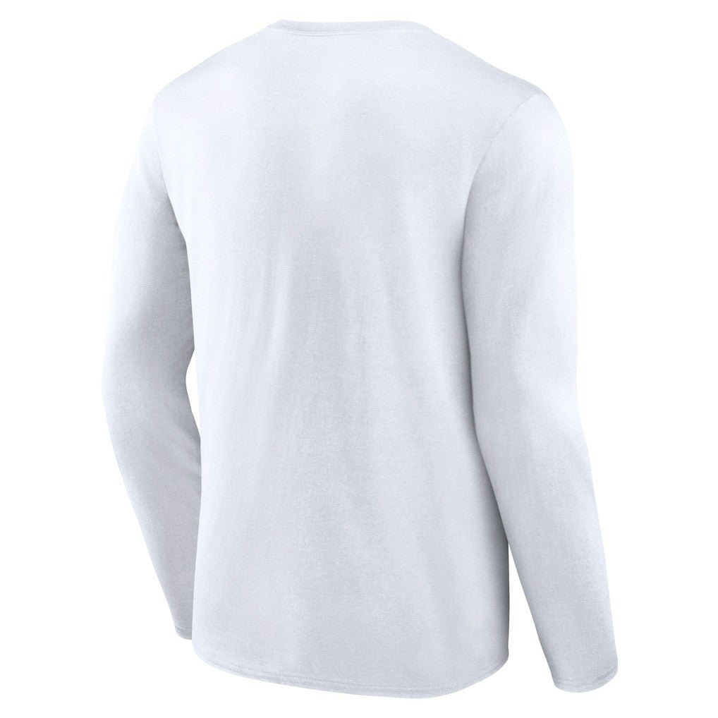 NBA - Brooklyn Nets Logo Athletic Vision Long Sleeve T-Shirt - White
