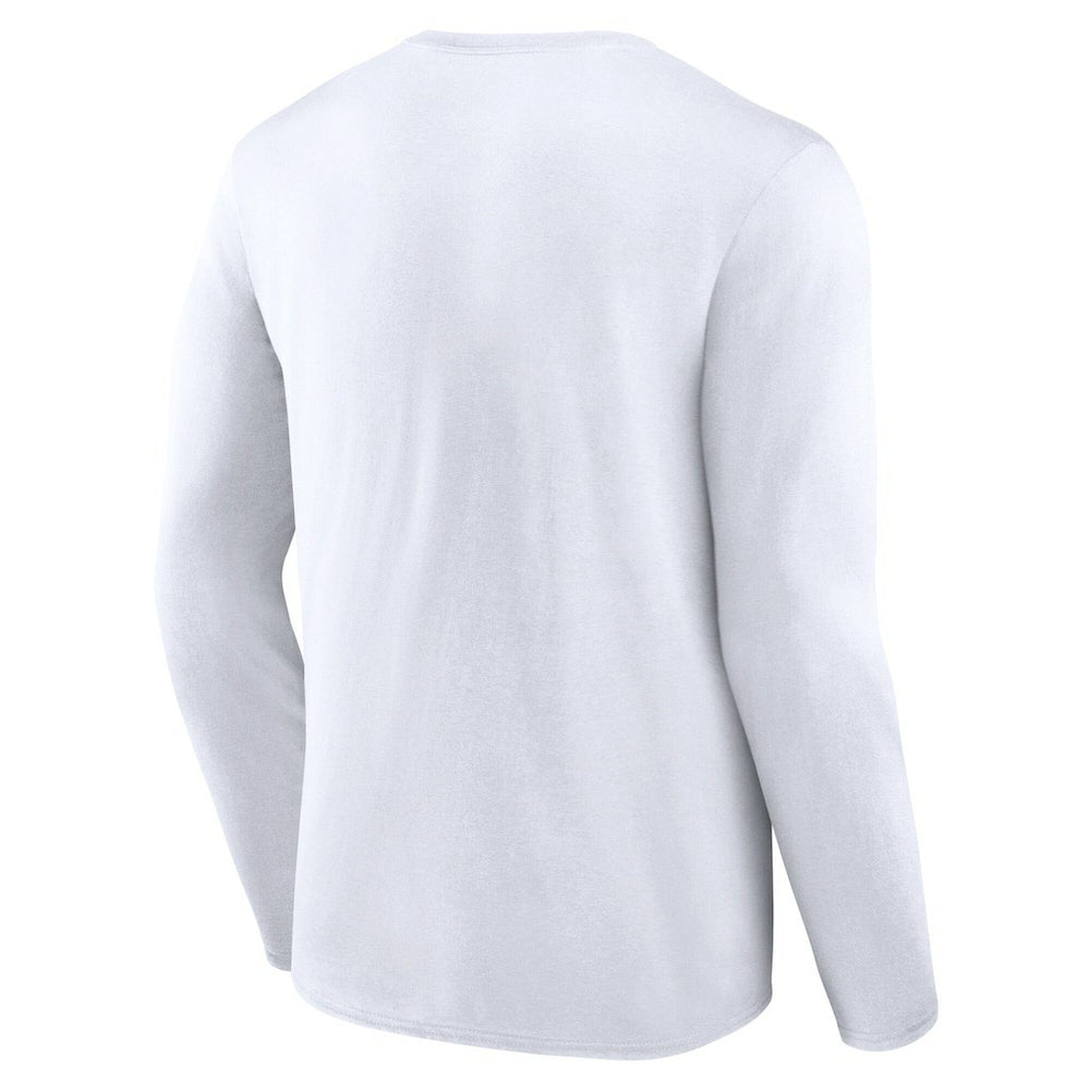 NBA - Brooklyn Nets Logo Athletic Vision Long Sleeve T-Shirt - White