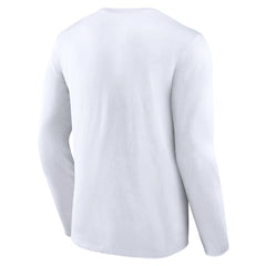 NBA - Brooklyn Nets Logo Athletic Vision Long Sleeve T-Shirt - White