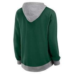 NBA - Milwaukee Bucks Logo Athletic Women's Hit It French Terry Full-Zip Hoodie - Hunter Green