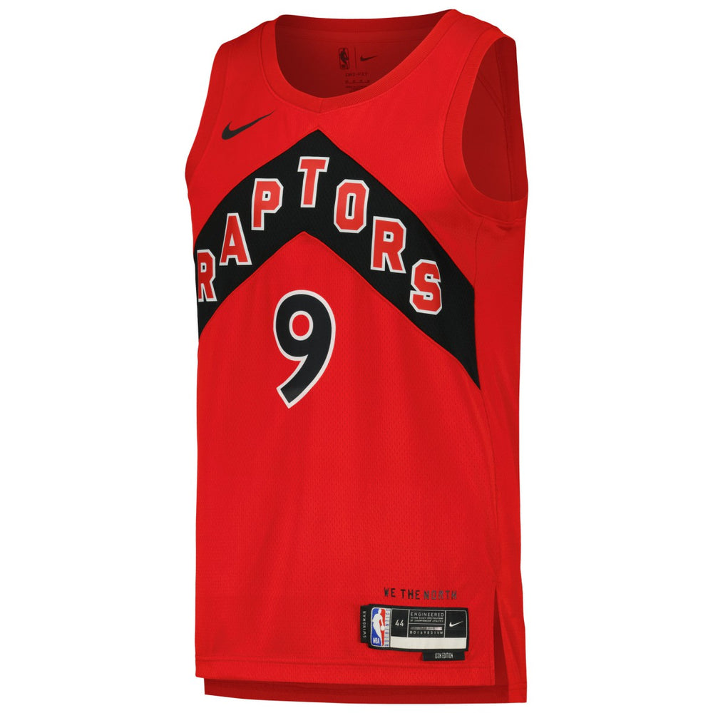 Nike - RJ Barrett Toronto Raptors Unisex Swingman Player Jersey - Icon Edition - Red