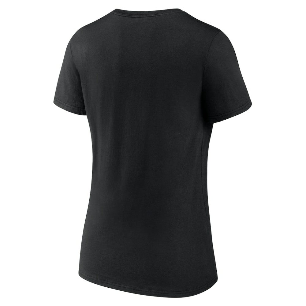 Washington Capitals Fanatics Women's Authentic Pro Alt Logo V-Neck T-Shirt Black