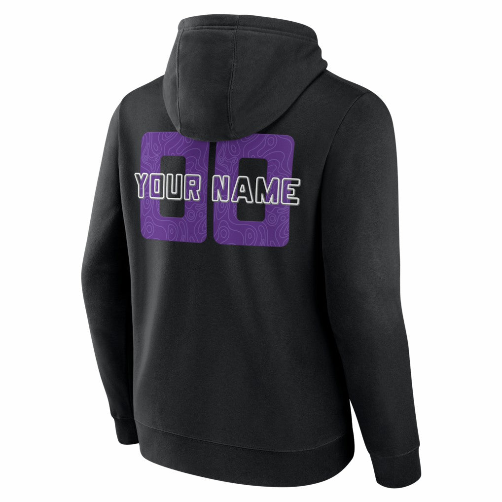 NBA - Sacramento Kings Custom Stellar Pullover Hoodie - Black