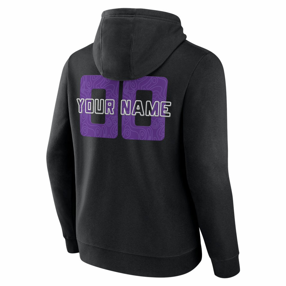 NBA - Sacramento Kings Custom Stellar Pullover Hoodie - Black