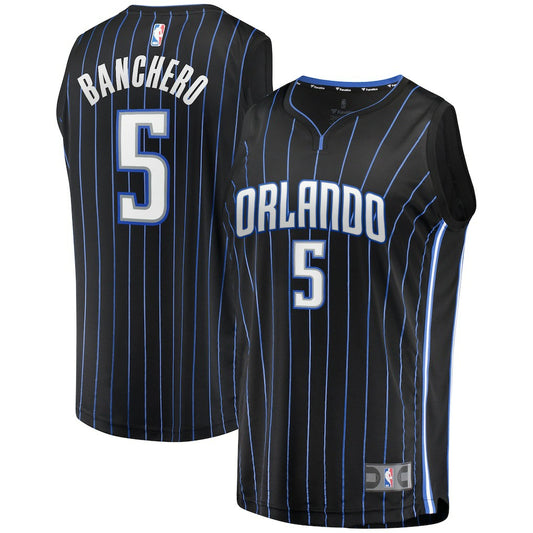 Paolo Banchero Orlando Magic Youth Fast Break Player Jersey - Icon Edition - Black | NBA Jerseys
