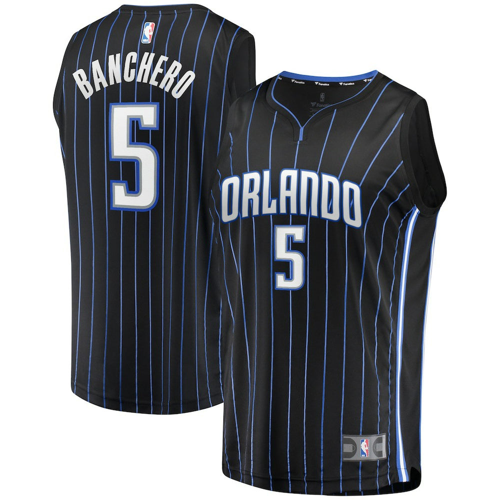 Fanatics - Paolo Banchero Orlando Magic Youth Fast Break Player Jersey - Icon Edition - Black