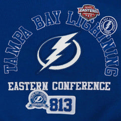 Tampa Bay Lightning - Pro Standard Women's Area Code Cropped Pullover Sweatshirt Blue