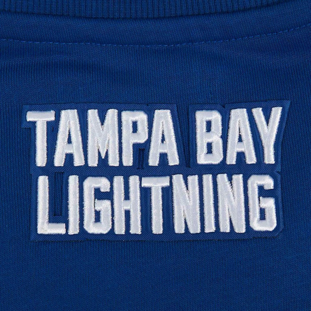 Tampa Bay Lightning - Pro Standard Women's Area Code Cropped Pullover Sweatshirt Blue
